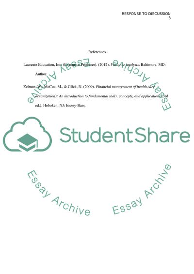 Discussion Board Post Response