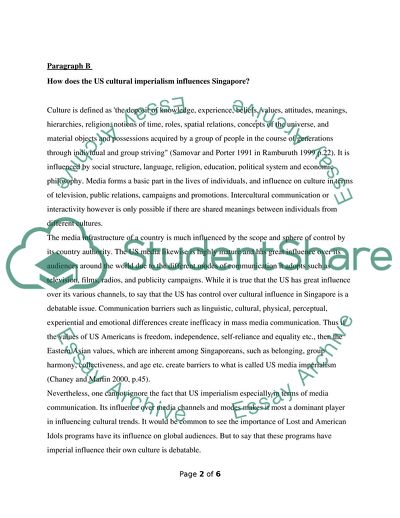 How Does the US Media Effects Evolve in Singapores Current Media