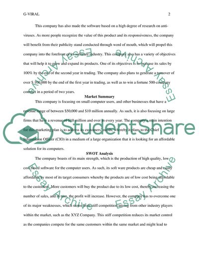 Marketing of G-Viral software