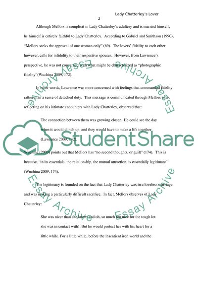 On the Book Lady Chatterleys Lover