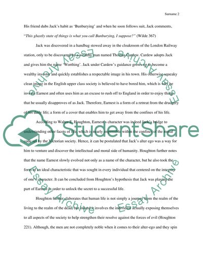 Analysis of Oscar Wildes Protagonists