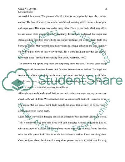 Deaf as an Aspect of Serious Illness