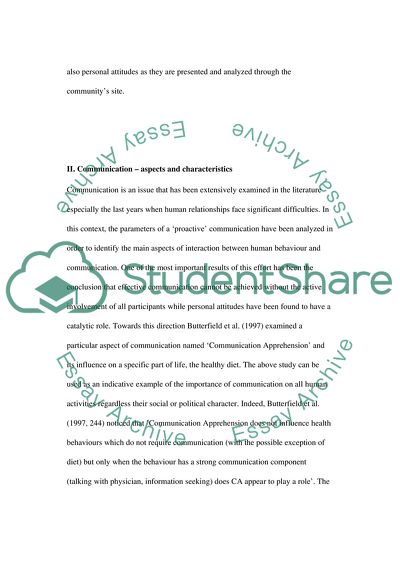 How Xanga Influences Communication