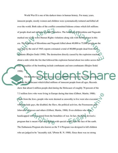 How World War II Shaped the Definition of Human Rights