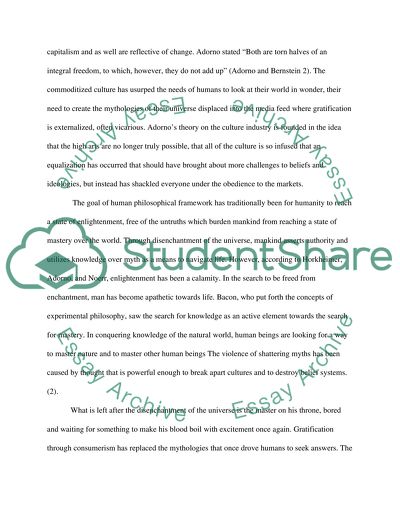 Apathy as Life: the Nullification of Culture