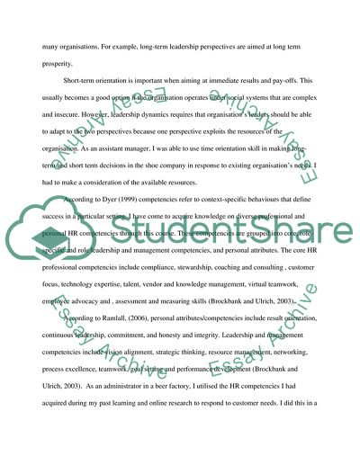 Reflection on My Skills