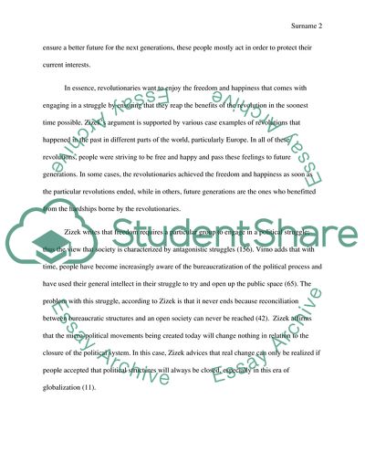 Revolutions: Who Benefits from the Processes