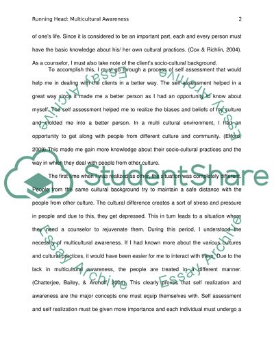 Cultural awareness reflection paper image