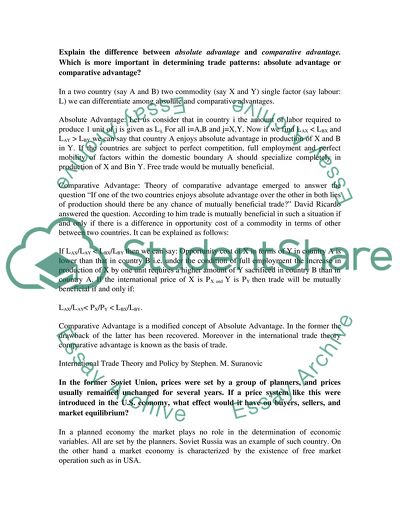 The Opportunity Cost