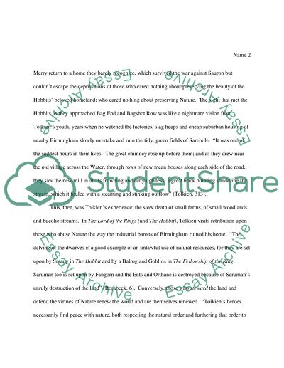 Nature and Heroism of Tolkien