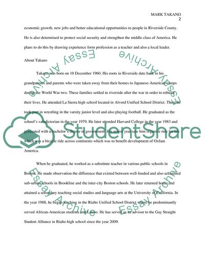 Research about Mark Takano