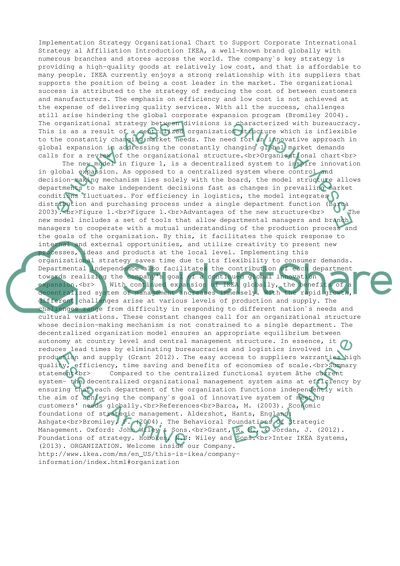 Implementing Strategy