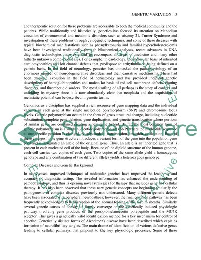 Role of Genetic Variations in Human Diseases: Past, Present, Future