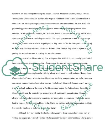 Improvements to My Writing through ESL Courses