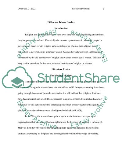 Ethics within Muslim Women