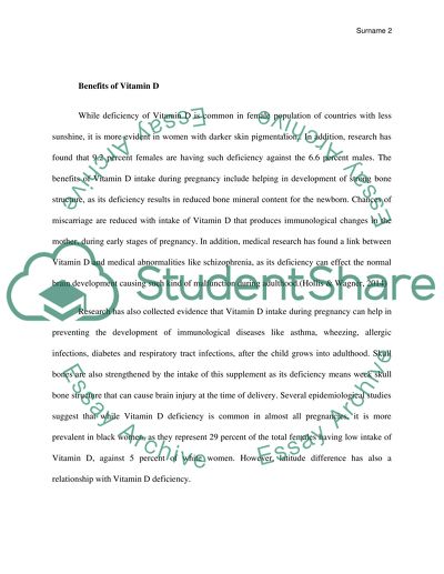 Compensating Vitamin D Deficiency