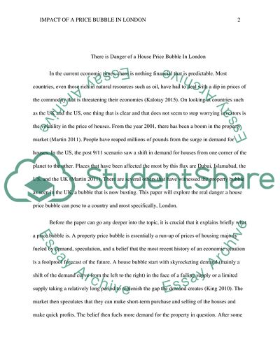There is Danger of a House Price Bubble In London
