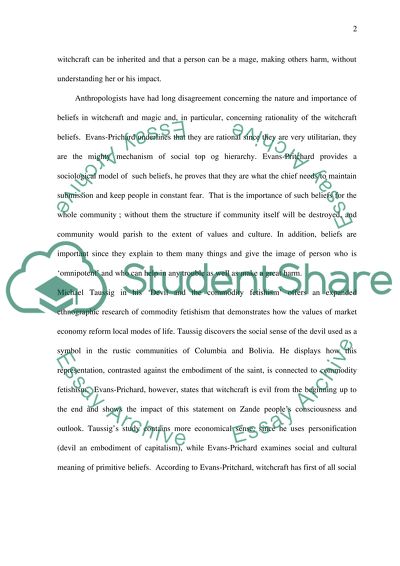 History of Anthropological Thought - Functionalism and Marxist Anthropology