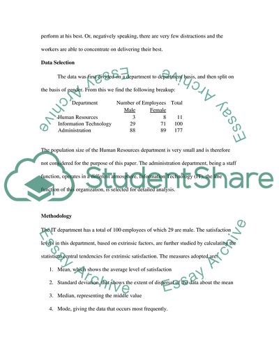 how to write statistical analysis essay