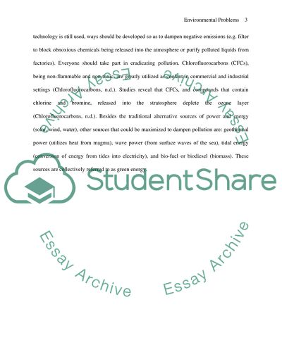 Air Pollution Problems