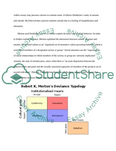 Theoretical Dimensions Involving Criminal Behavior