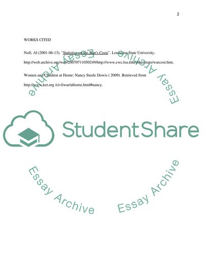 Effect of American Civil War