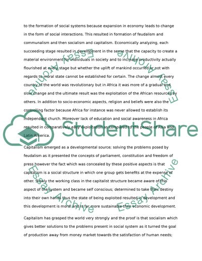 Underdevelopment: Imperialisms lasting reach Walter Rodney