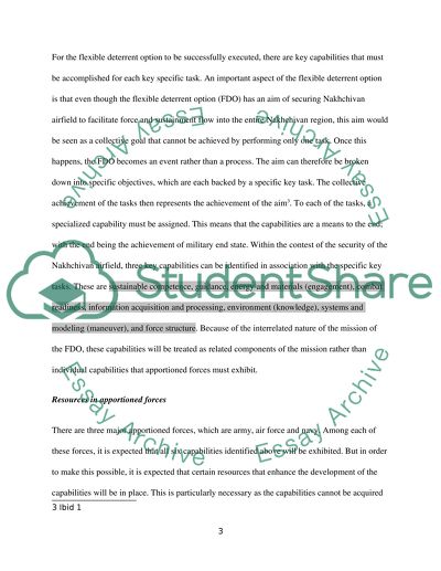 Flexible Deterrent Options