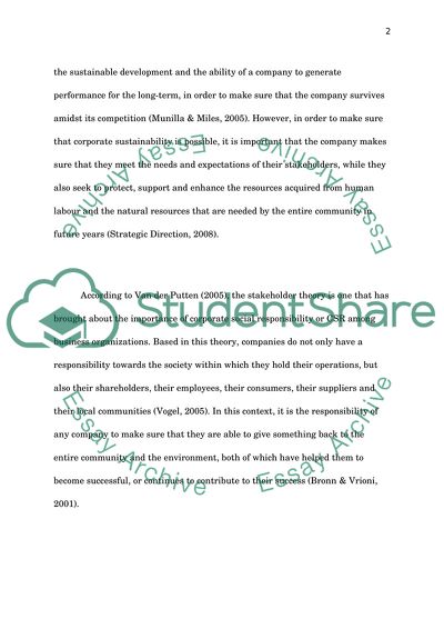 Corporate Social Responsibility