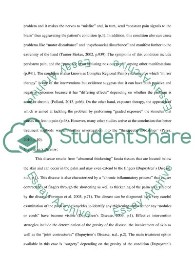 Diseases of the Hand