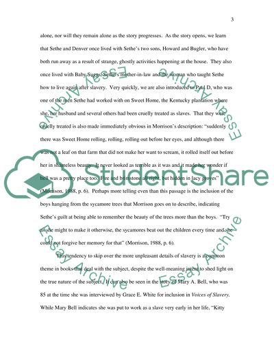 Beloved by Morrison and Voices From Slavery by Yetman