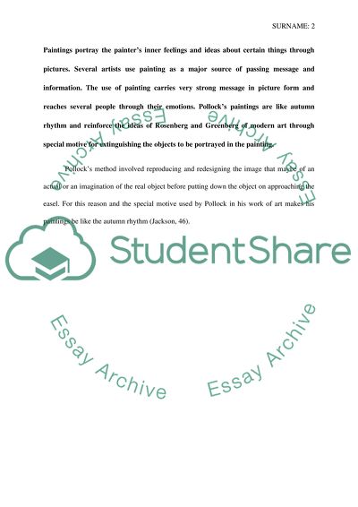 How do Greenberg and Rosenberg interpret Pollocks work differently