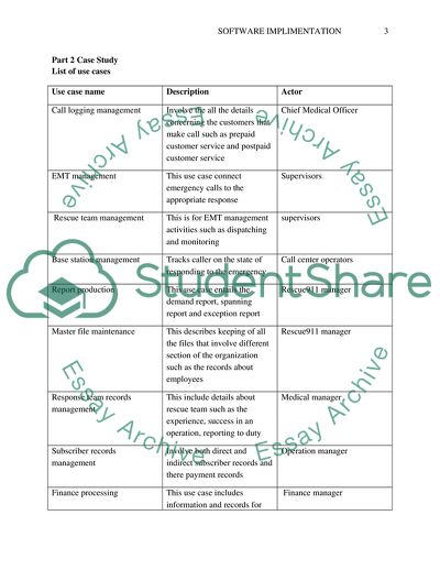 Software Implementation