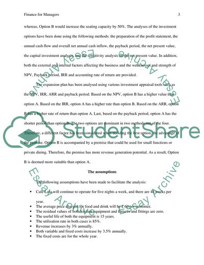 The Financial Analysis and Interpretation of Caf Lola