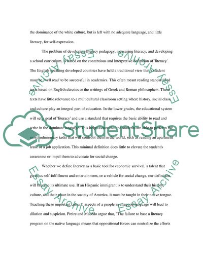 Freedom in Education