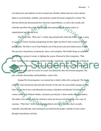 No Country for Women and Pink Saris