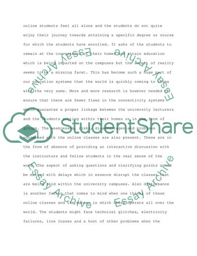 Which is better in your opinion: to take classes onsite or online Using comparison contrast, explain that one those two means of education is better than the other