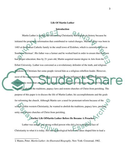 Life and Deeds of Martin Luther