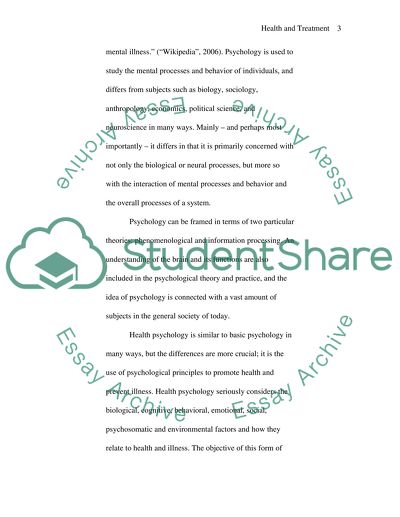 Personal Believes Affecting Health