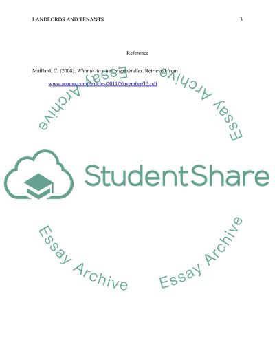 Discern the legal realtionships between landlords and tenants