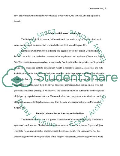 Definition of Criminal Law