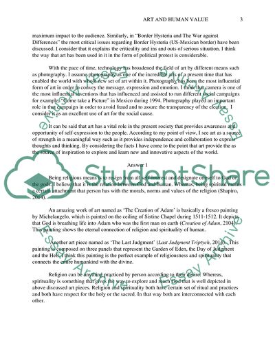 A Strong Relationship between Art and Spirituality