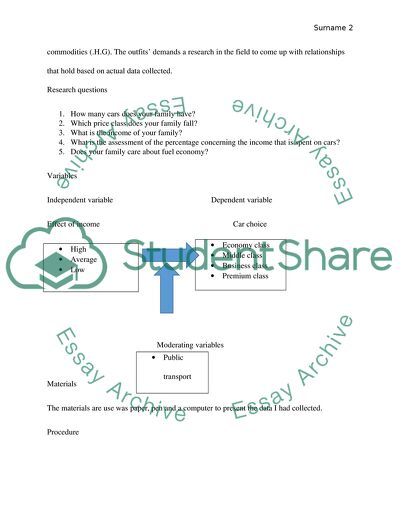 Effect of Income on Car Choice