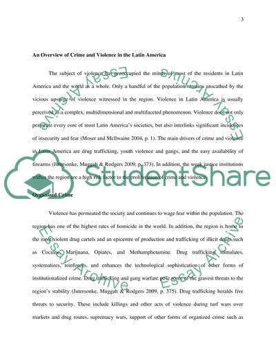 Why is Latin America one of the most violence regions of the world