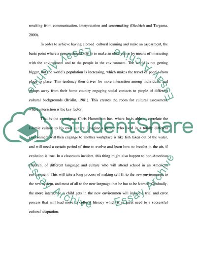 Significant Impact of Cross Cultural Studies