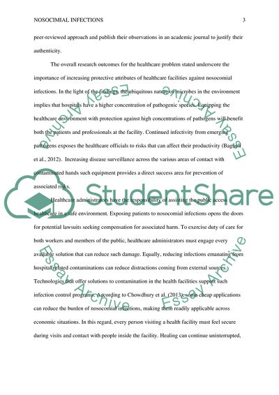 Hospital-Related Infections and Potential Solutions