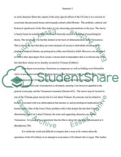 Orientalism in Apocalypse Now and Last Days in Vietnam