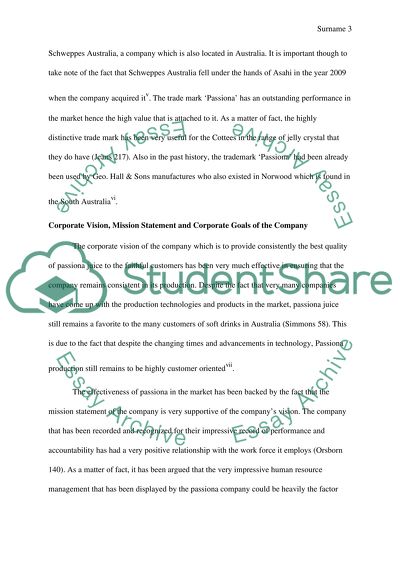 Schweppes Australia taking Passion to Hong Kong