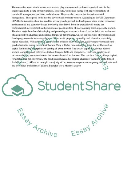 Challenges and Opportunities for Women Entrepreneurs