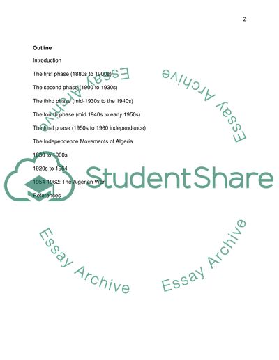 The Independence Movements of Nigeria and Algeria